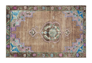 5x8 Colorful Old & Vintage Turkish Area Rug-turkish_rugs-oriental_rugs-kilim_rugs-oushak_rugs
