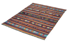 5x8 Colorful Vintage Turkish Area Rug