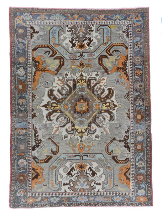 5x8 Green Old & Vintage Turkish Area Rug-turkish_rugs-oriental_rugs-kilim_rugs-oushak_rugs