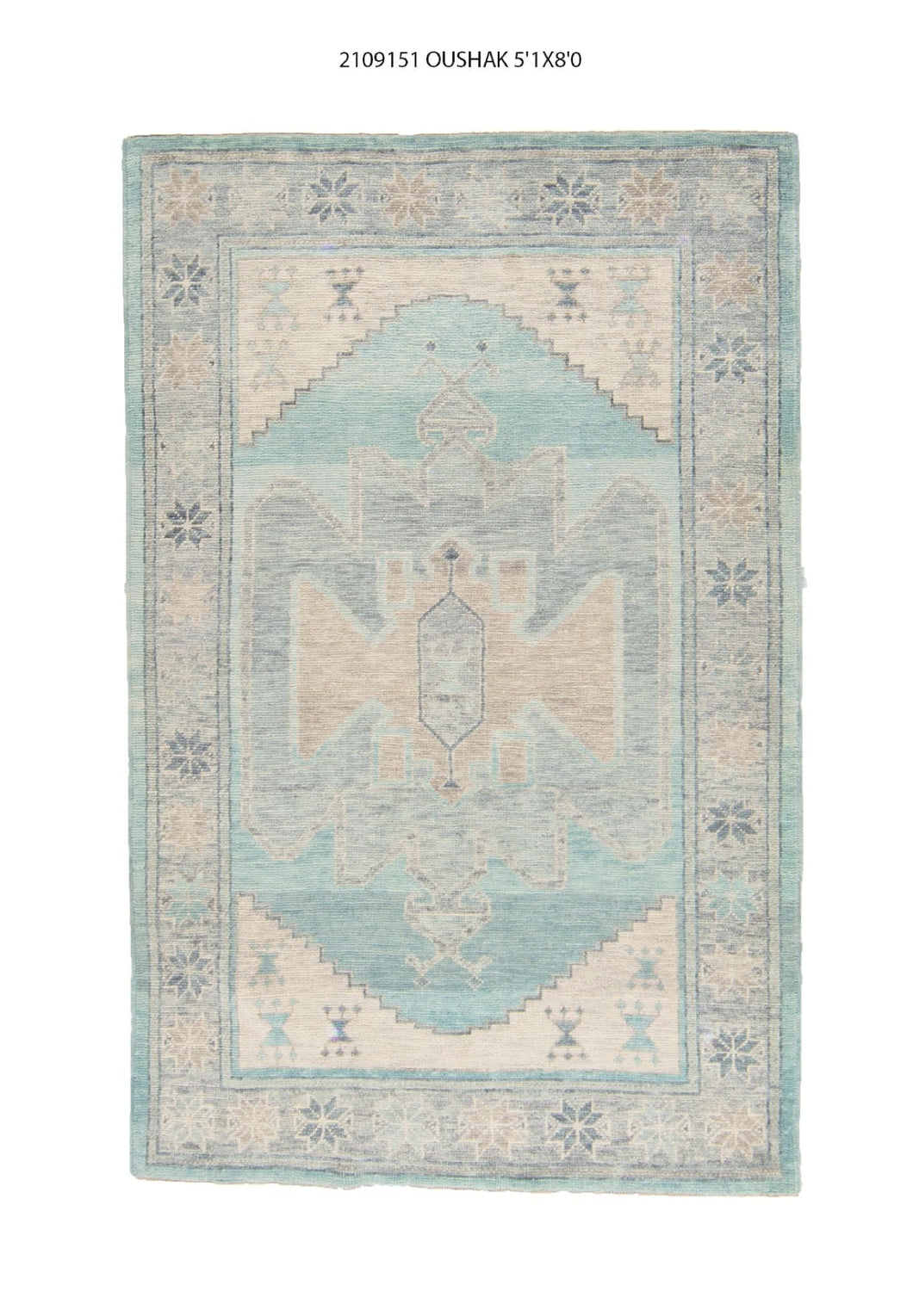 5x8 Modern Oushak Area Rug