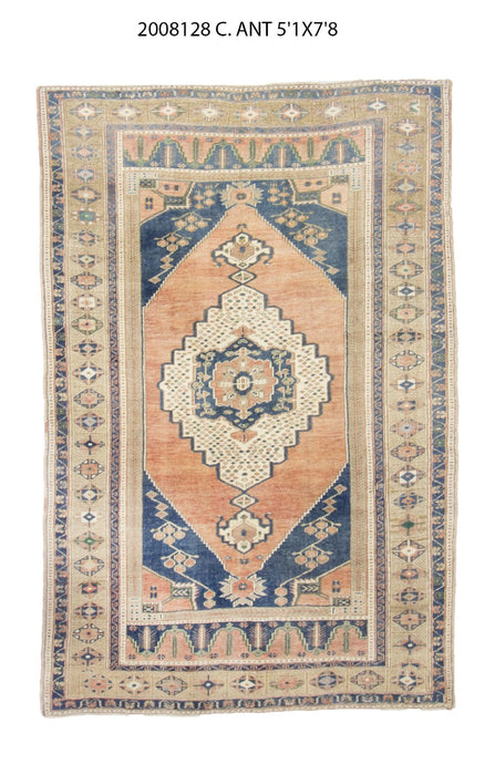 5x8 Old & Vintage Turkish Area Rug-turkish_rugs-oriental_rugs-kilim_rugs-oushak_rugs