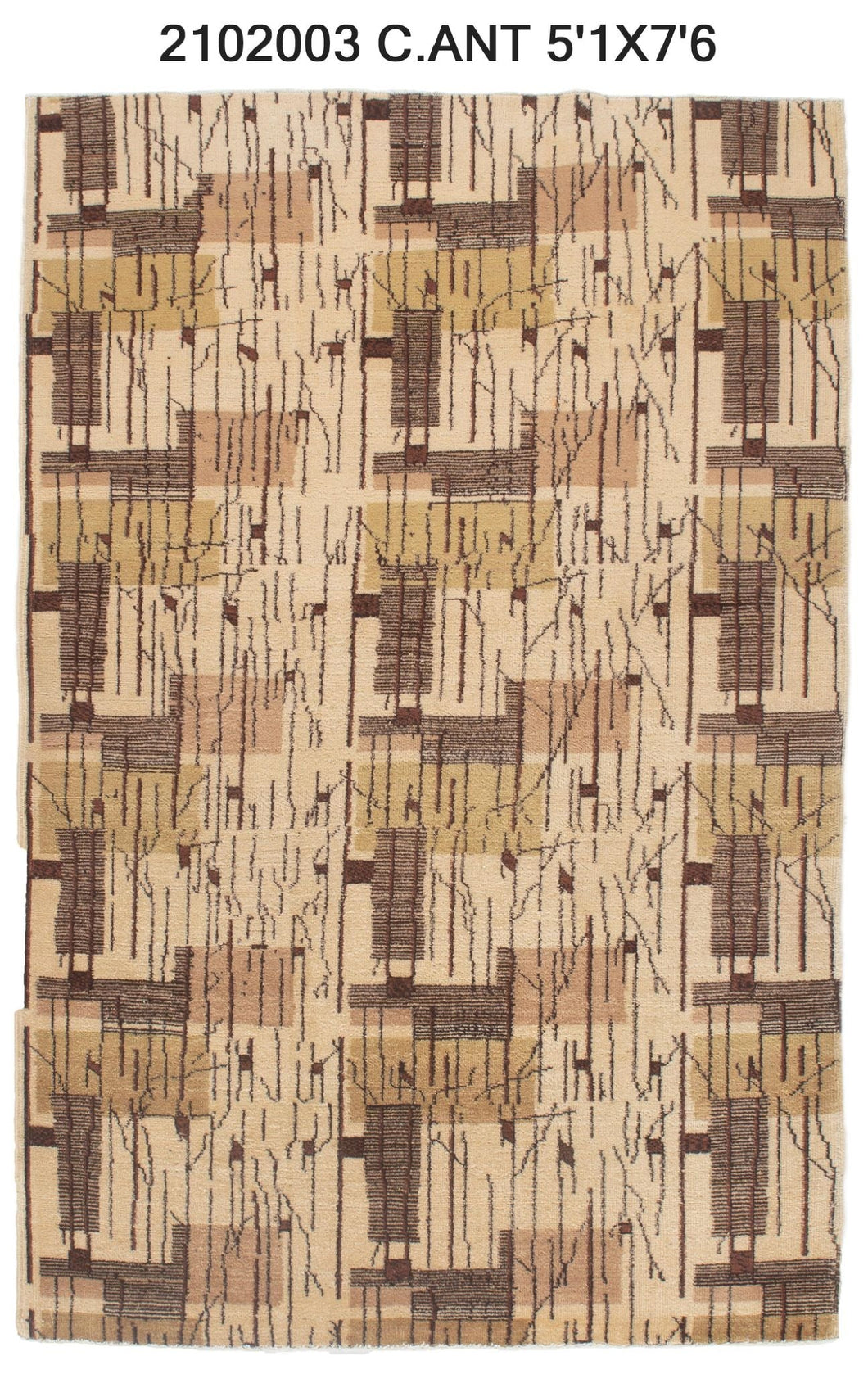5x8 Old & Vintage Turkish Area Rug