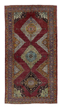 5x9 Colorful Old & Vintage Turkish Area Rug