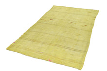 5x9 Yellow Vintage Turkish Area Rug BEREKET