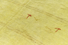 5x9 Yellow Vintage Turkish Area Rug BEREKET