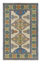 6x8 Colorful Old & Vintage Turkish Area Rug