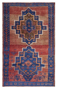 6x9 Colorful Old & Vintage Turkish Area Rug