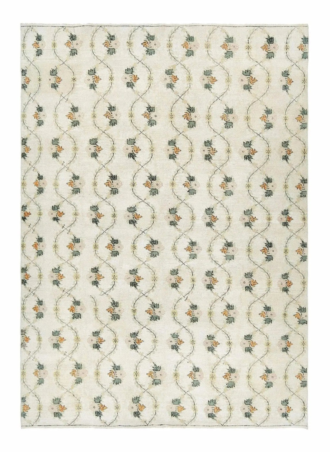 6x9 Colorful Old & Vintage Turkish Area Rug DEPO