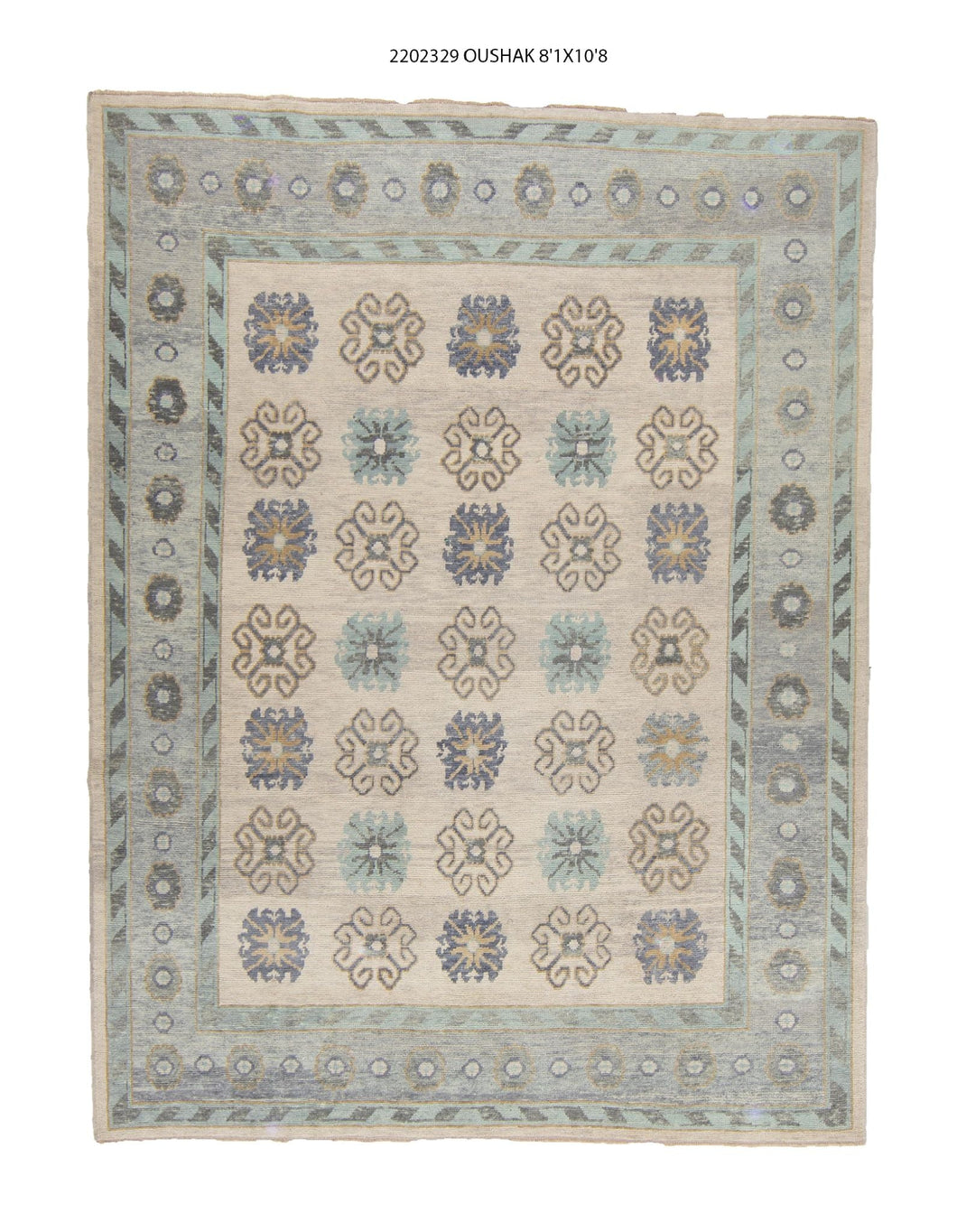 8x11 Modern Oushak Area Rug