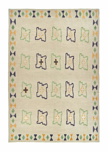8x12 Colorful Modern Turkish Area Rug