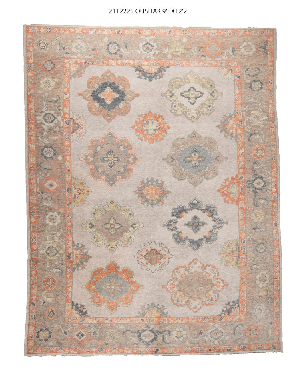 9x12 Modern Oushak Area Rug