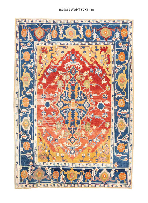 9x12 Old & Vintage Turkish Area Rug-turkish_rugs-oriental_rugs-kilim_rugs-oushak_rugs