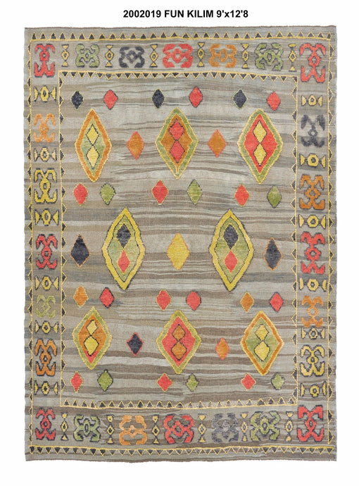 9x13 Modern Turkish Area Rug-turkish_rugs-oriental_rugs-kilim_rugs-oushak_rugs
